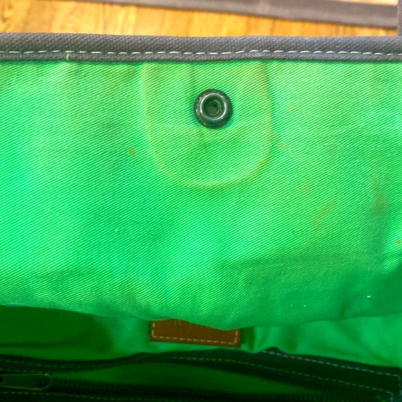 Vintage J. Crew Canvas Seaside Print Bag - Picture 7 of 8